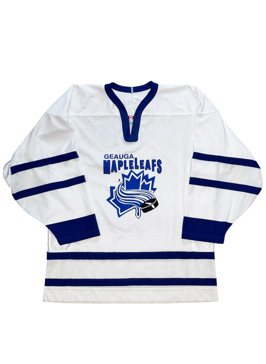 (SUP-811) GEAUGA MAPLELEAFS MESH HOCKEY JERSEY - MADE IN CANADA