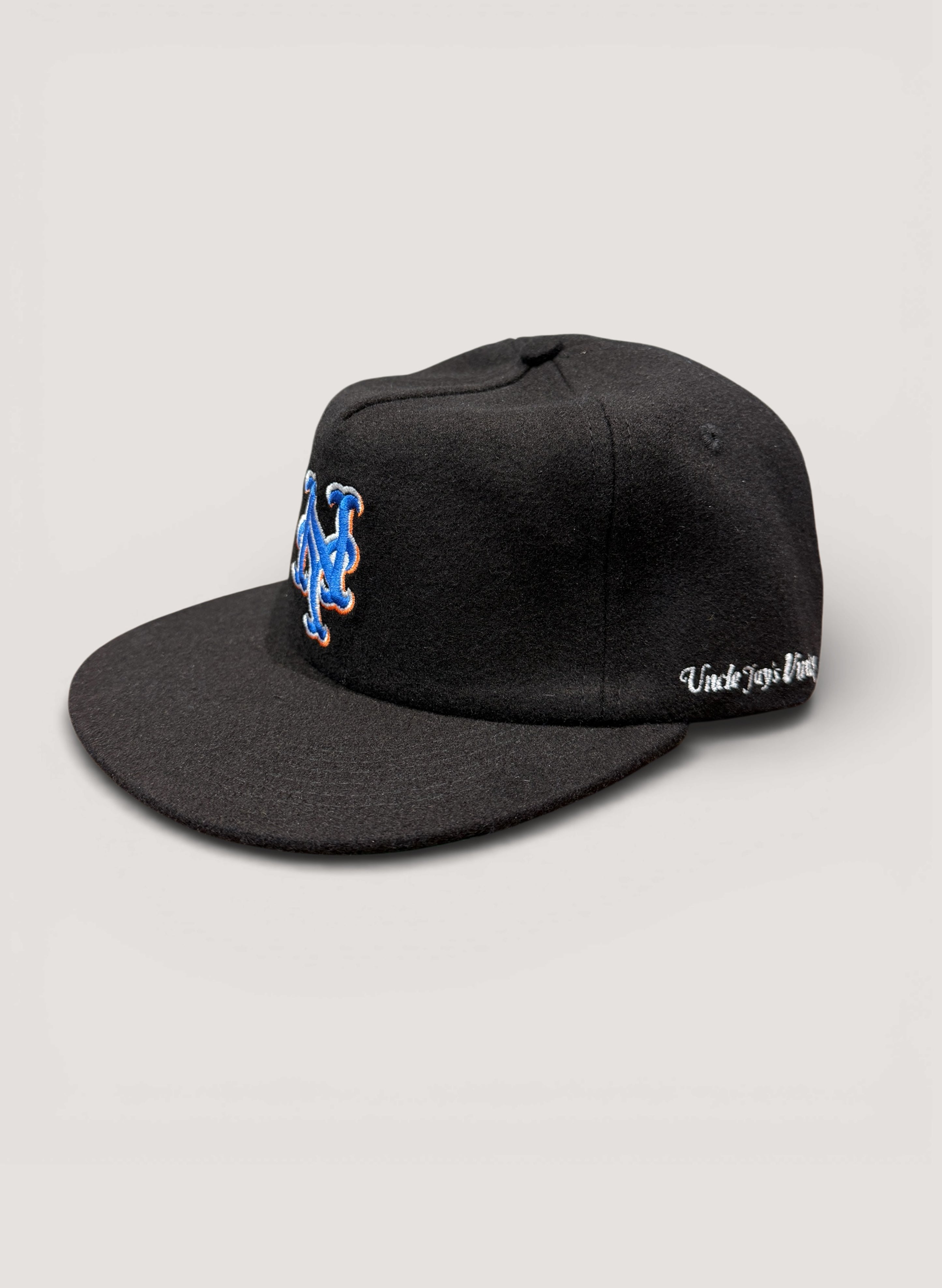 Uncle Jay's Vintage WOOL METS CAP BLACK (UNCLE-009) – WOODBLOCK