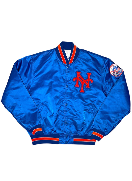 (SUP-871) STARTER NEW YORK METS NYLON QUILTING JACKET - L