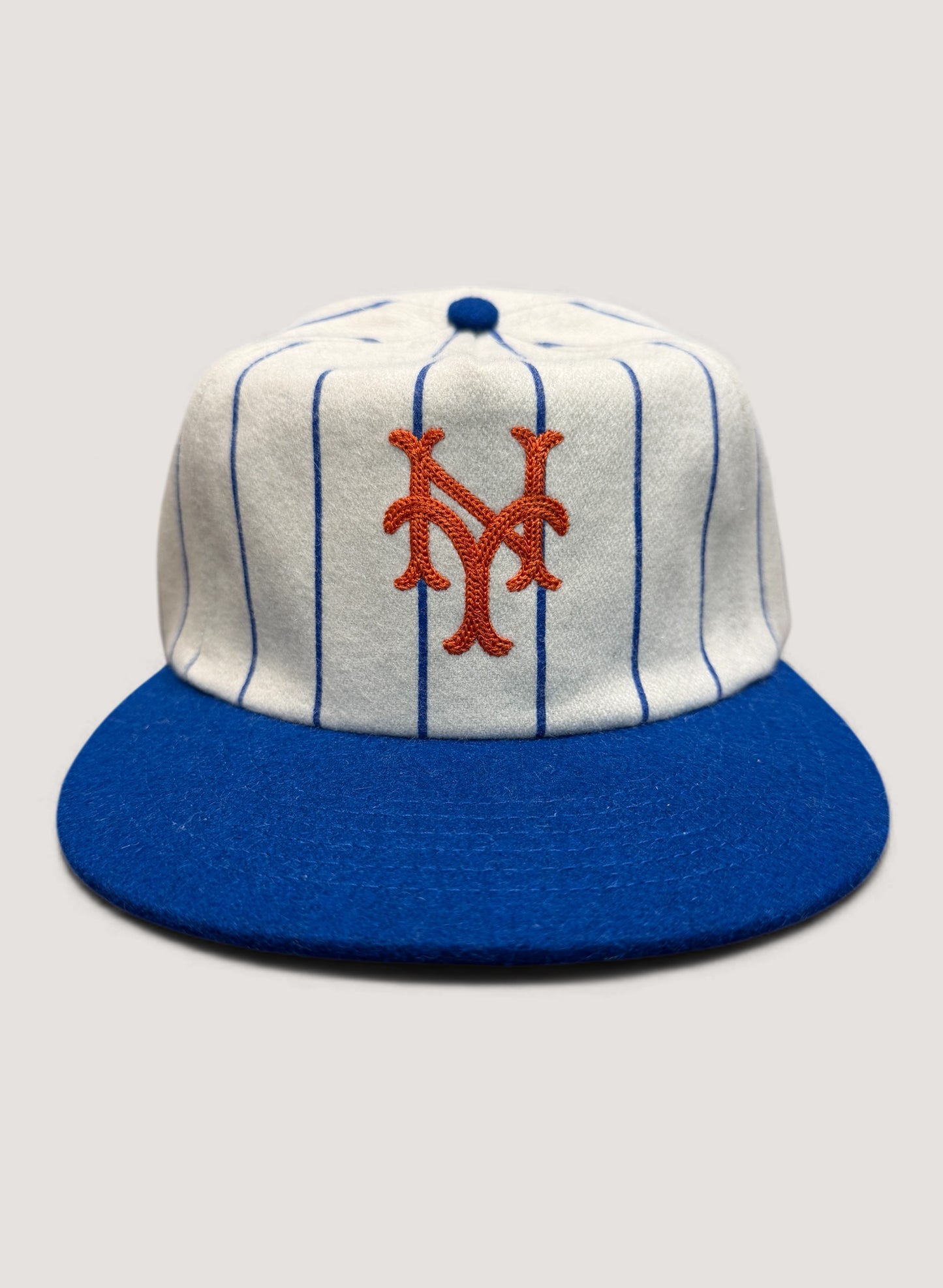 Uncle Jay's Vintage PINSTRIPE METS Chainstitch Cap (UNCLE-002)