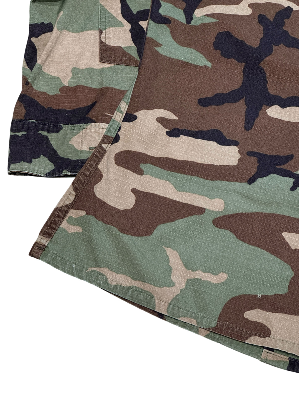 (SUP-846) US MILITARY WOODLAND CAMO RIPSTOP BDU SHIRT "AIR FORCE" - M/R