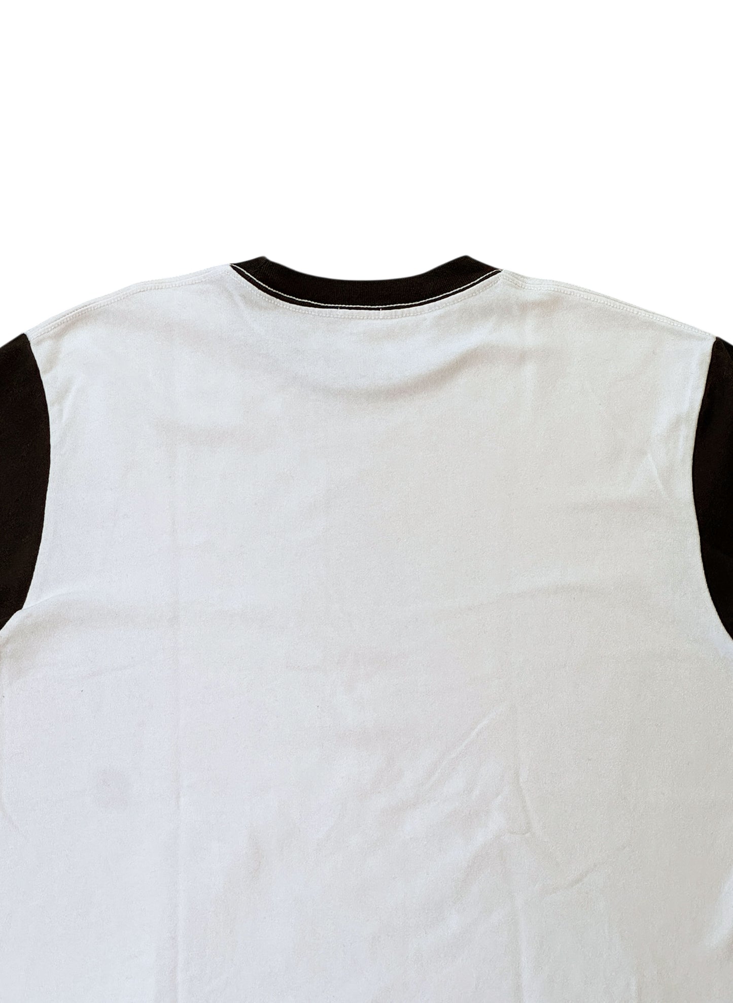 (SUP-612) NEW YORK S/S TEE - NATURAL/CHARCOAL