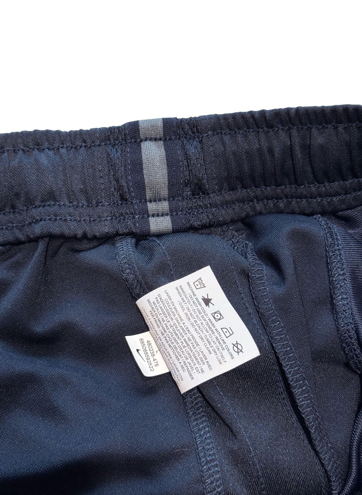 (SUP-390) NIKE TRACK PANTS SIDE TAPE - NAVY (L)