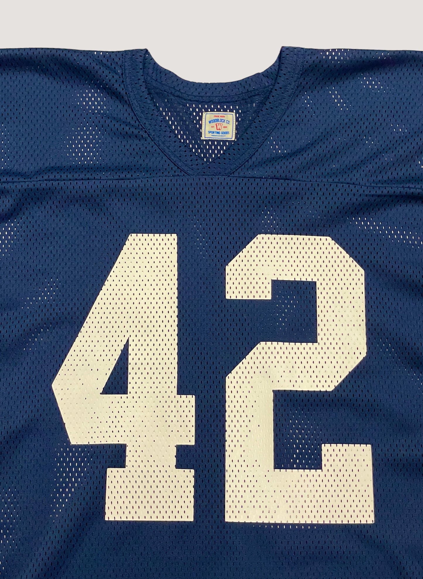 WOODBLOCK 42 MESH FOOTBALL SHIRT NAVY (WB-24SS-071)