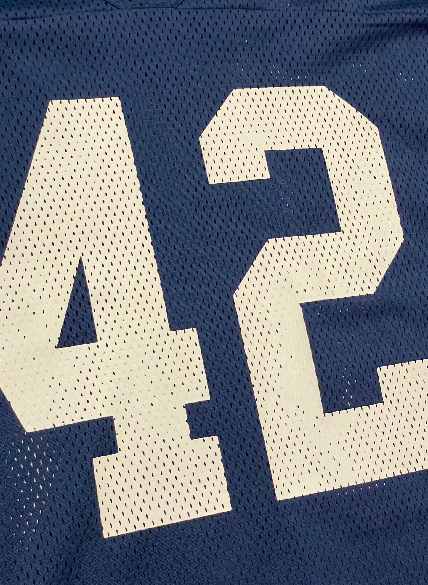WOODBLOCK 42 MESH FOOTBALL SHIRT NAVY (WB-24SS-071)