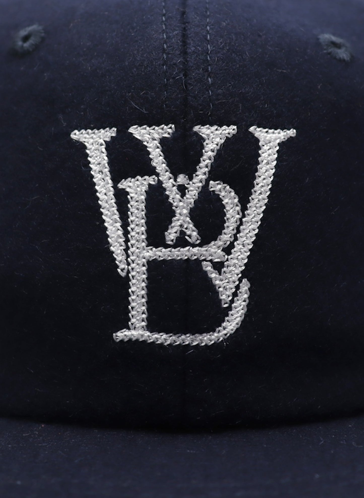 WOODBLOCK CLASSIC WB LOGO WOOL CAP NAVY (WB-CL-002)