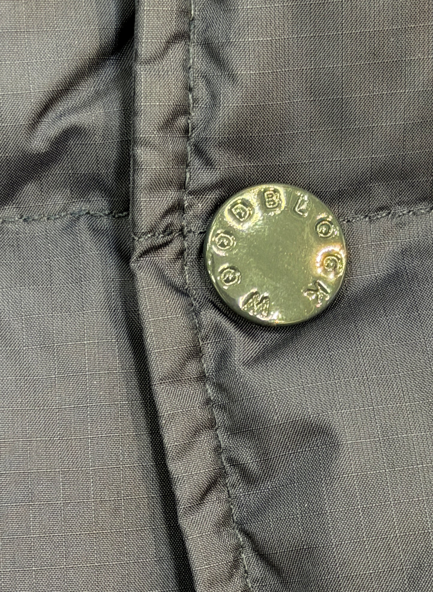 WOODBLOCK W FLAP DOWN VEST NAVY (WB-25AW-013)