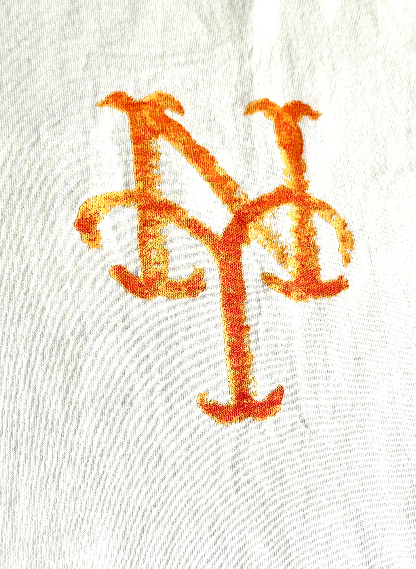WOODBLOCK x TSUYOSHI YAMANAKA NEW YORK T-SHIRT B WHITE (WB-25SS-022)