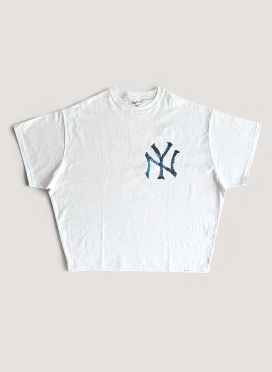 WOODBLOCK x TSUYOSHI YAMANAKA NEW YORK T-SHIRT A WHITE (WB-25SS-022)