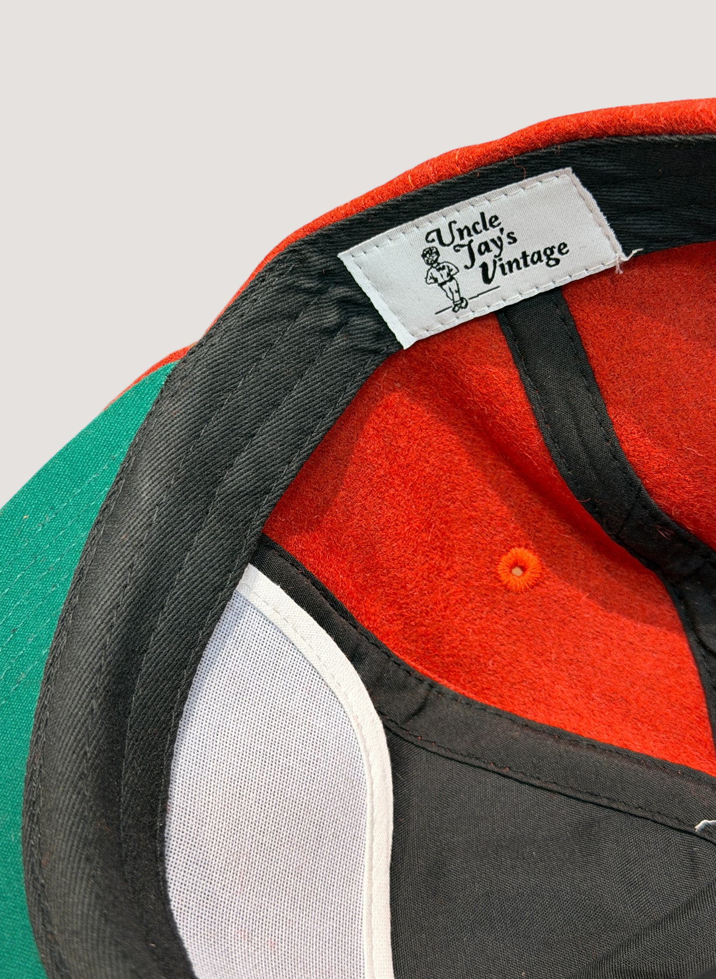 Uncle Jay's Vintage METS FELT PATCH Cap ORNAGE (UNCLE-003)