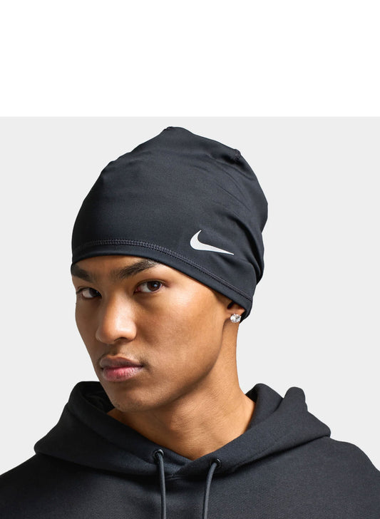 (SUP-878) NIKE DRI-FIT PEAK BEANIE - BLACK