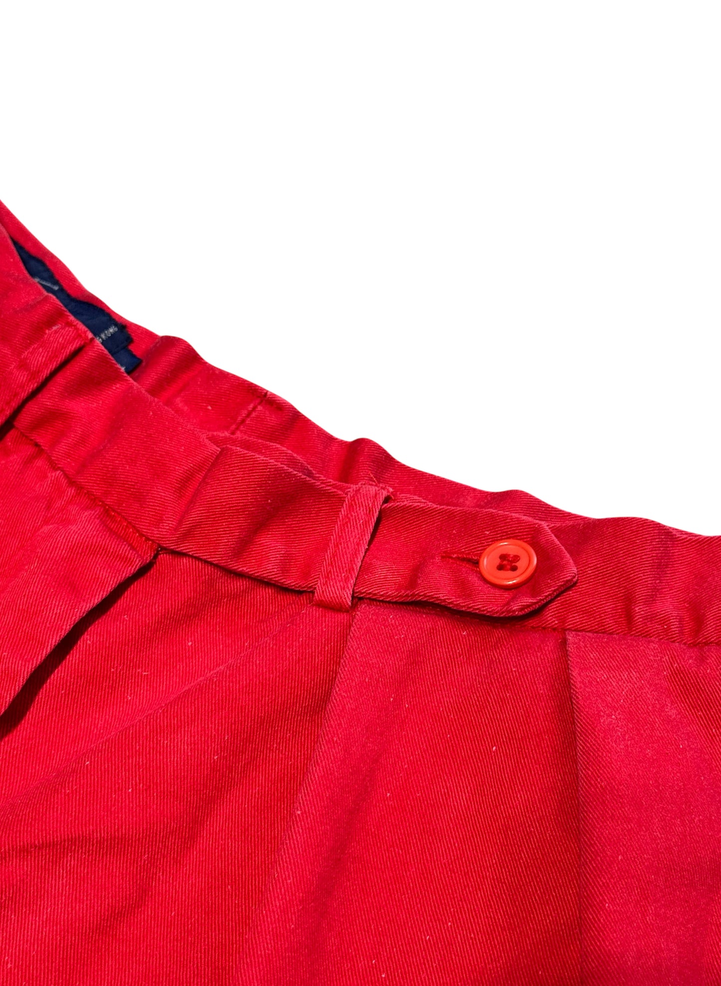 (SUP-400) Polo Ralph Lauren Youth 2TUCK CHINO SHORTS - RED (w32相当)