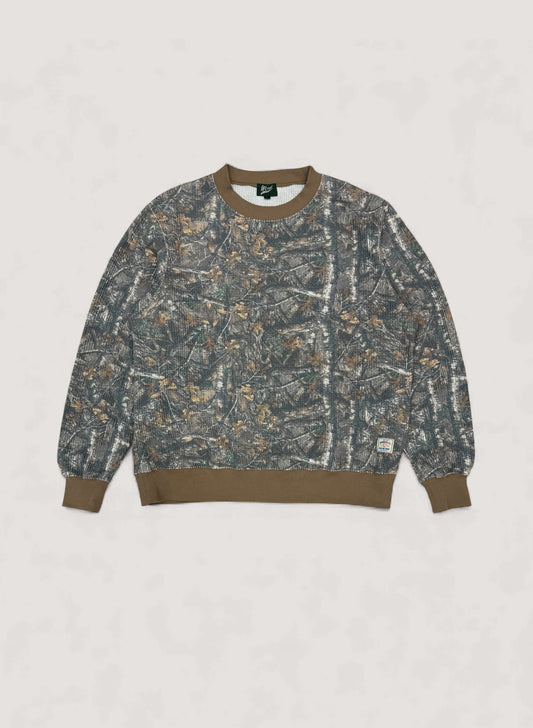 WOODBLOCK THERMAL CREW NECK REALTREE CAMO (WB-25AW-015)