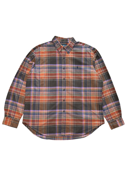 (SUP-432) Polo Ralph Lauren COTTON CHECK SHIRT - CLASSIC FIT - XL
