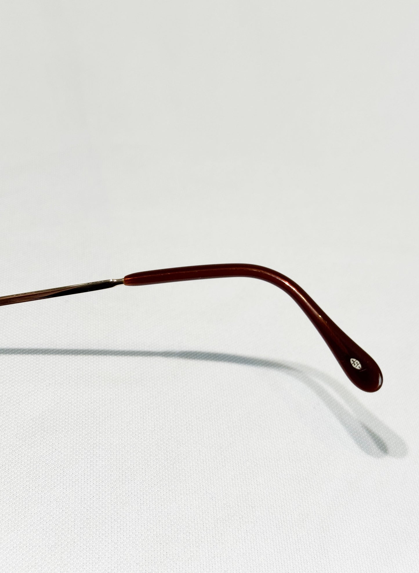 (SUP-372) 90s VINTAGE GOLD FRAME GLASSES "Rodenstock"