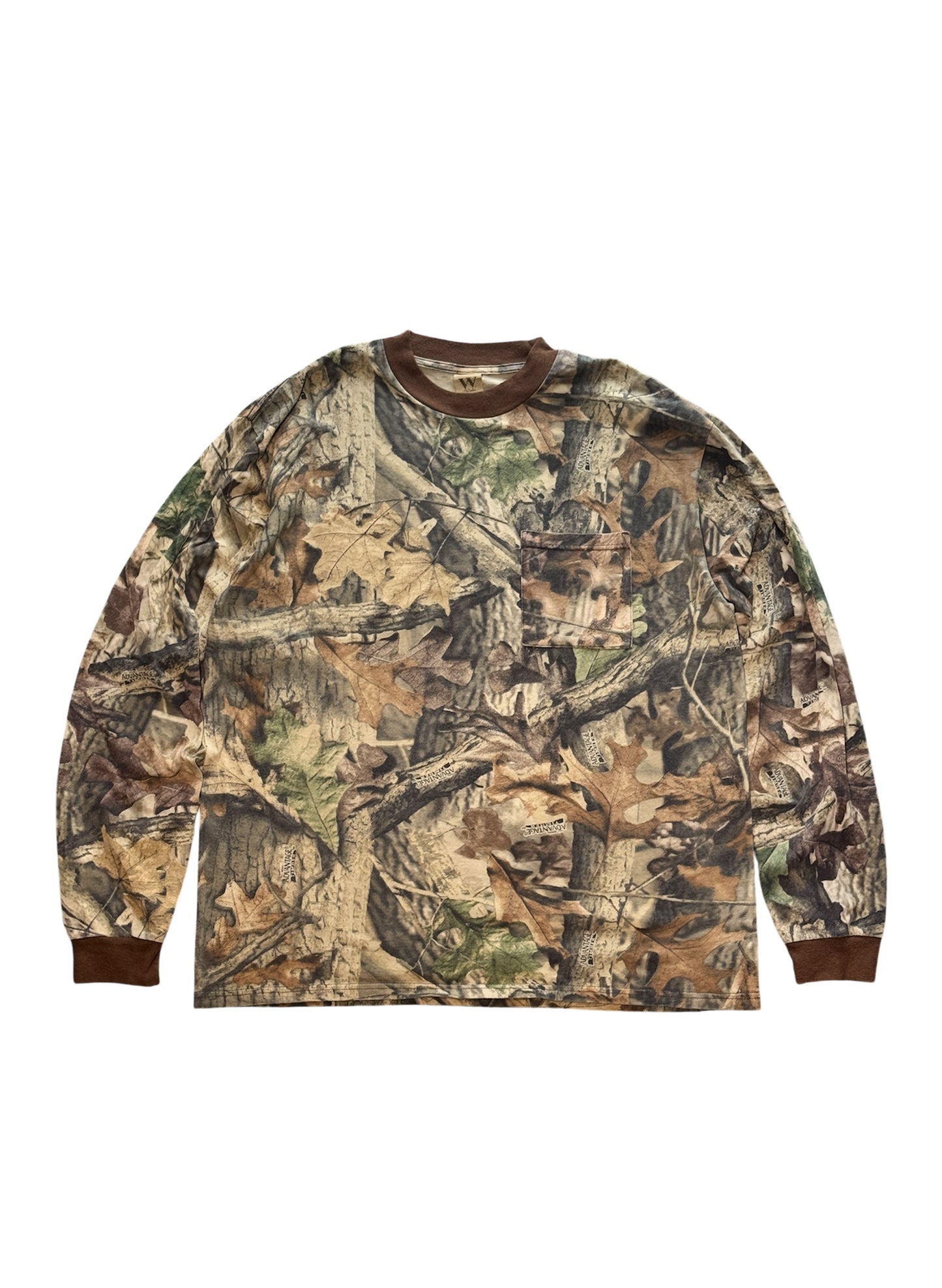 (SUP-412) Walls REAL TREE CAMO LS TEE - LARGE