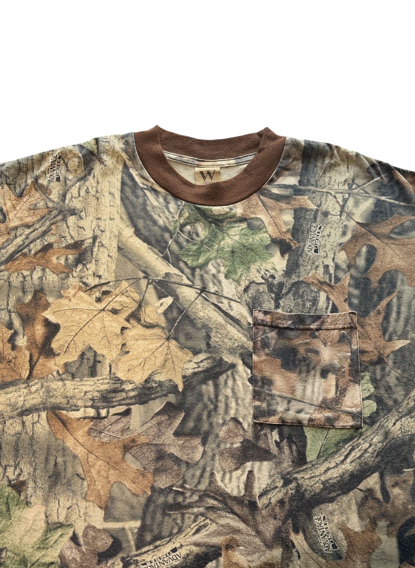 (SUP-412) Walls REAL TREE CAMO LS TEE - LARGE