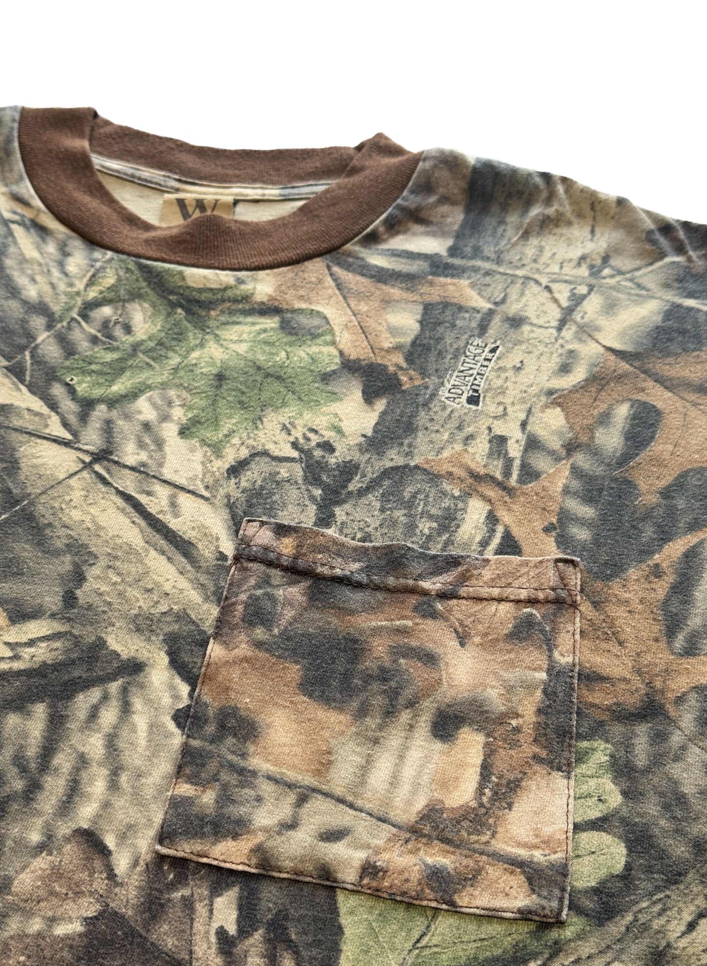 (SUP-412) Walls REAL TREE CAMO LS TEE - LARGE