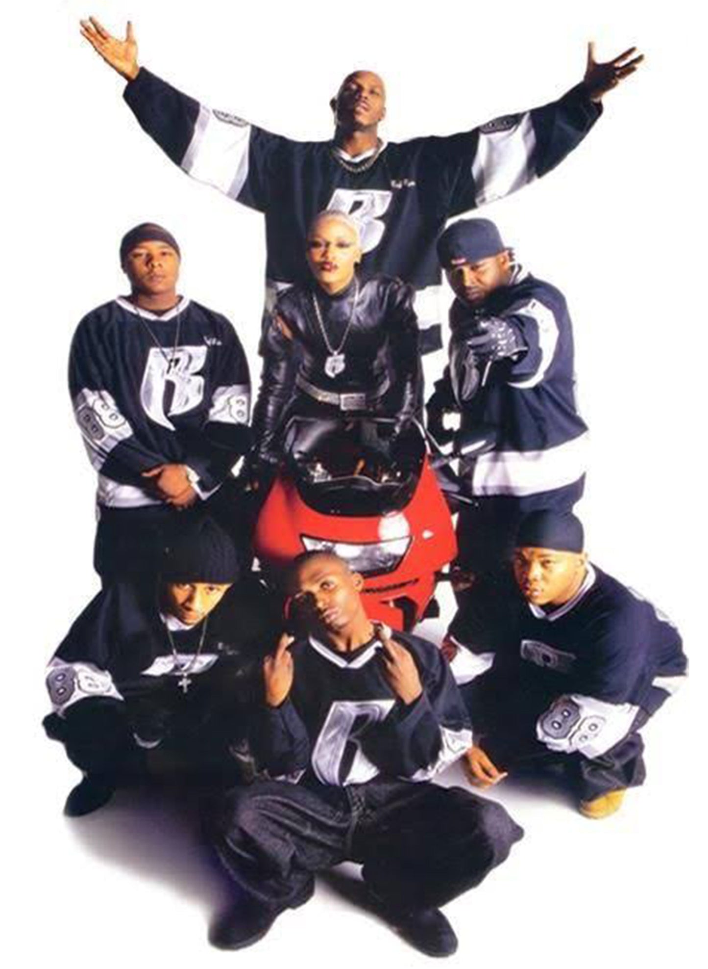 (SUP-221) RUFF RYDERS RACING TEE - BLACK (L)