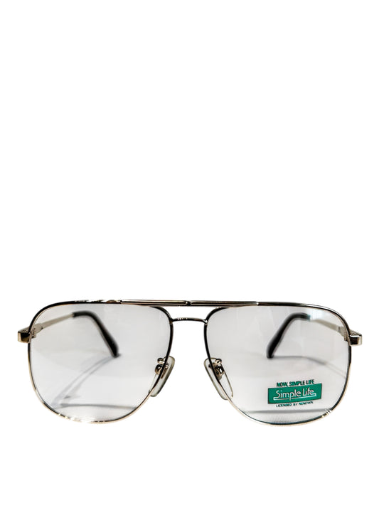 (SUP-354) 90's DEADSTOCK TWO BRIDGE GOLD GLASSES - Simple Life