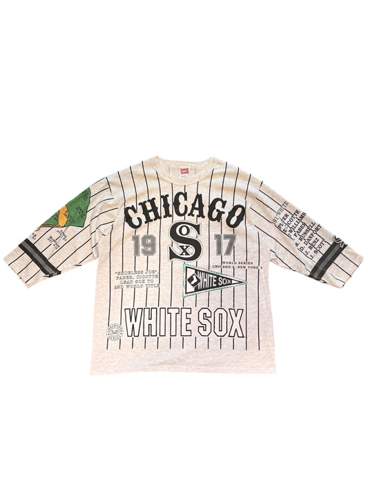 (SUP-267) 1917 CHICAGO WHITE SOX 3/4 SLEEVE - MADE IN U.S.A.