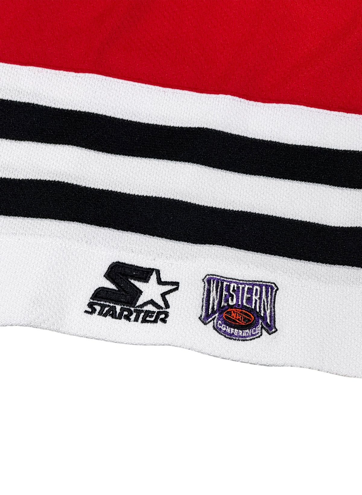 (SUP-820) STARTER NHL CHICAGO BLACKHAWKS MESH HOCKEY SHIRT - L/XL