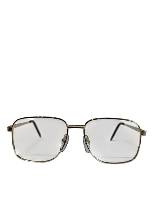 (SUP-370) 90s VINTAGE GOLD FRAME GLASSES "SUNSTON"(レンズなし)