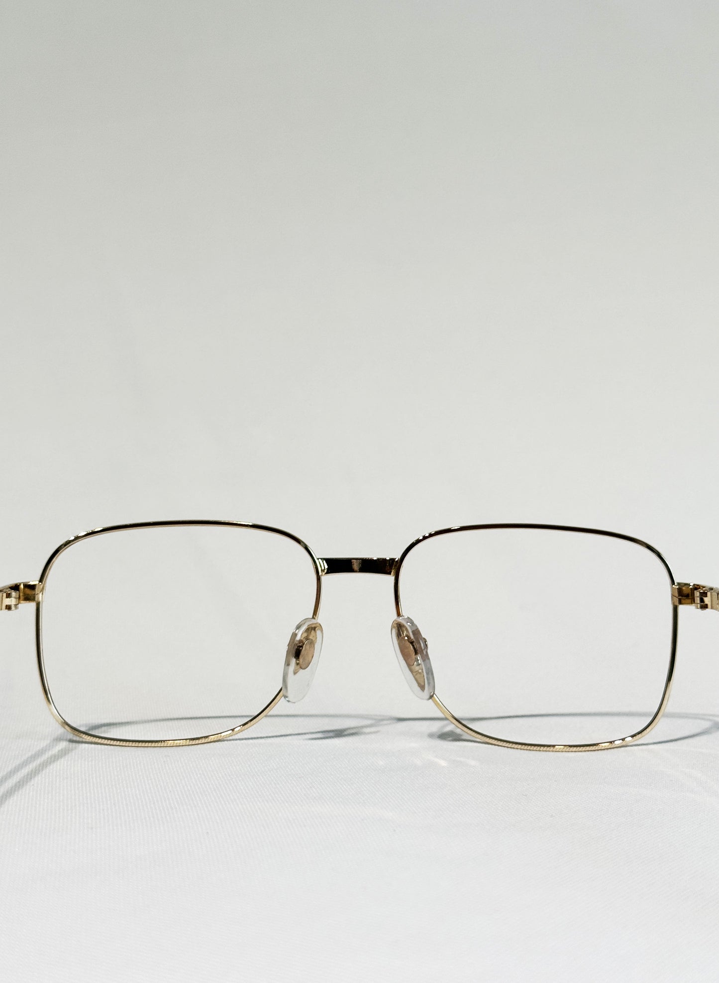 (SUP-370) 90s VINTAGE GOLD FRAME GLASSES "SUNSTON"(レンズなし)
