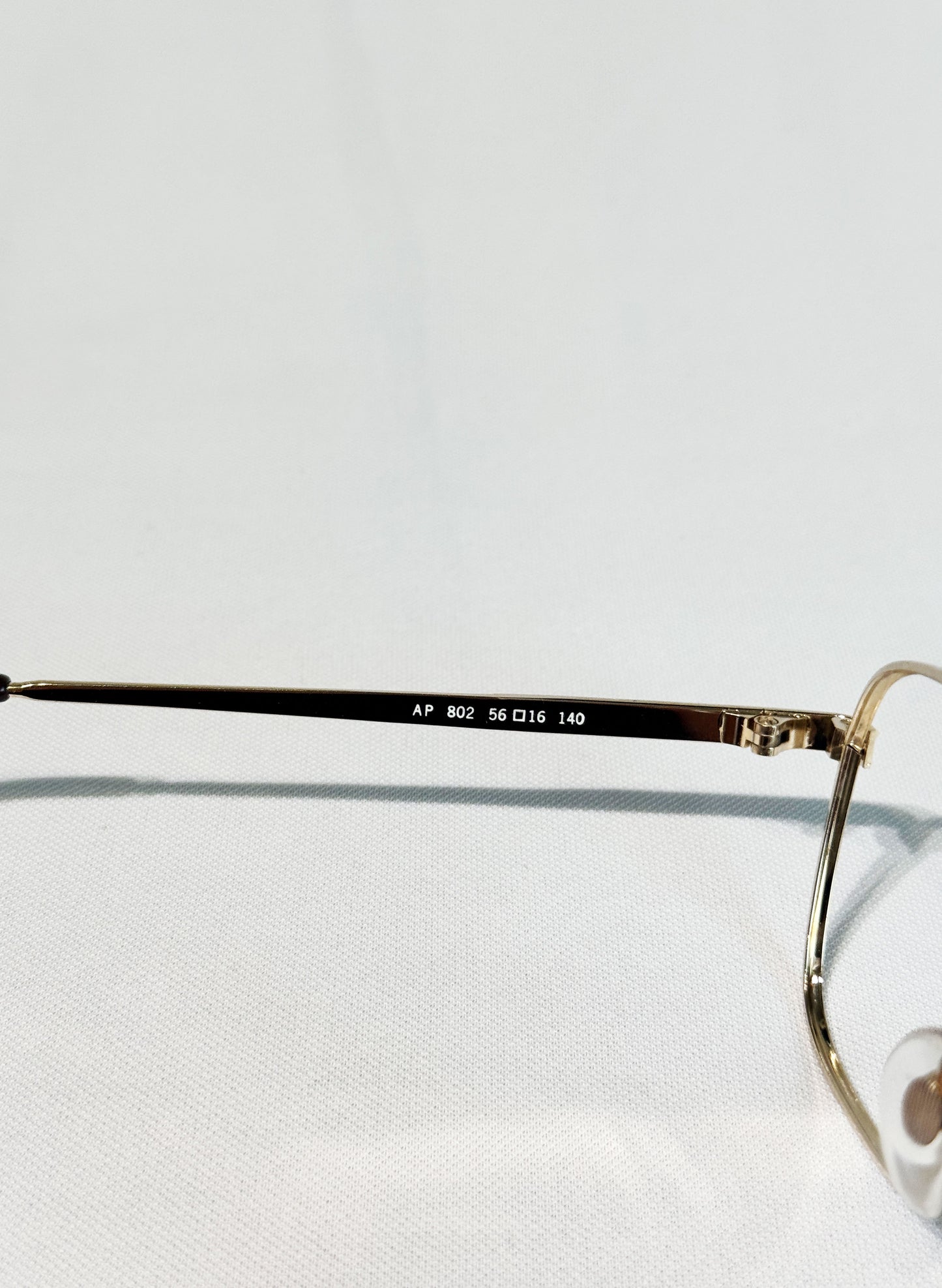 (SUP-370) 90s VINTAGE GOLD FRAME GLASSES "SUNSTON"(レンズなし)