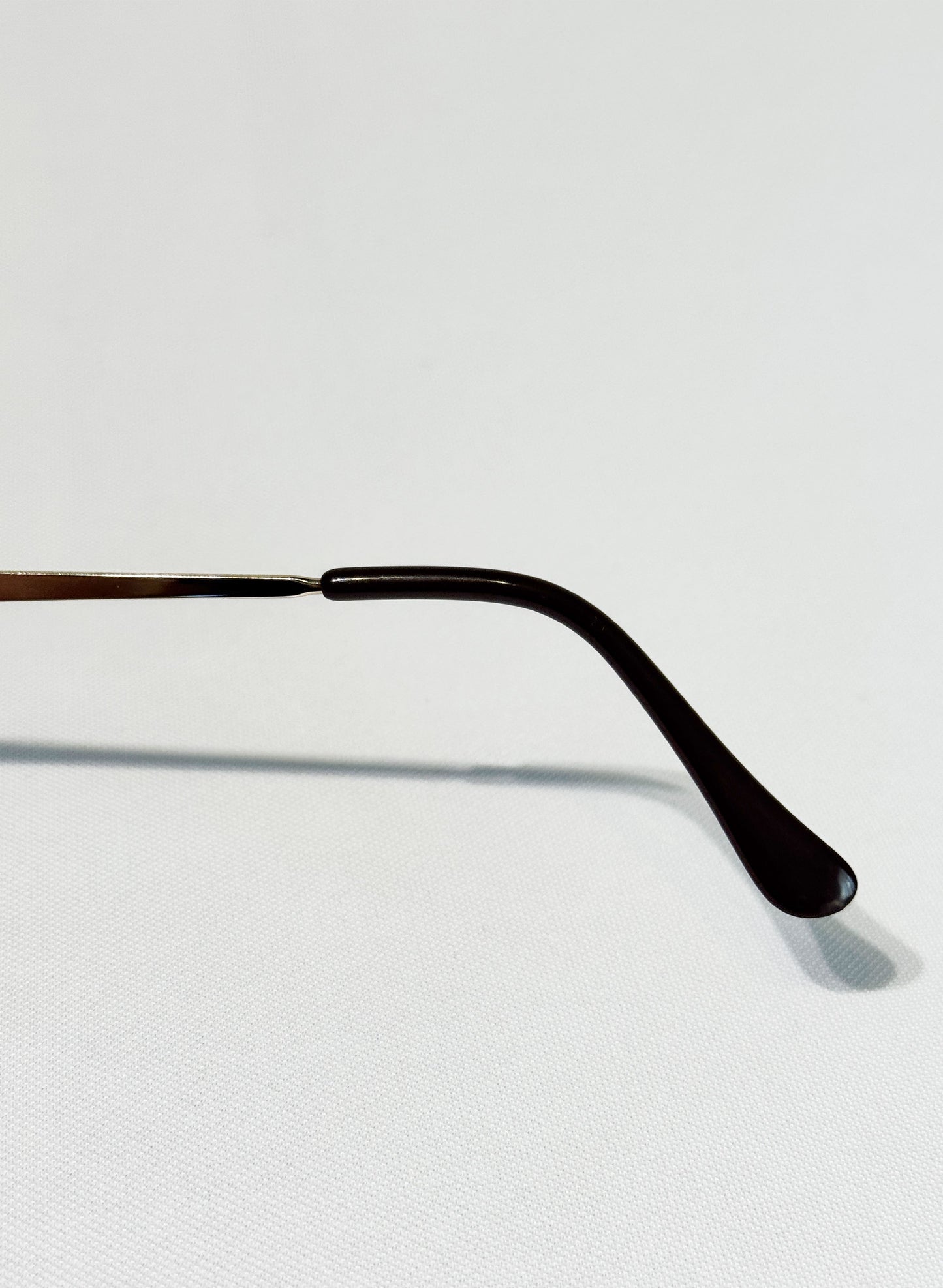 (SUP-370) 90s VINTAGE GOLD FRAME GLASSES "SUNSTON"(レンズなし)