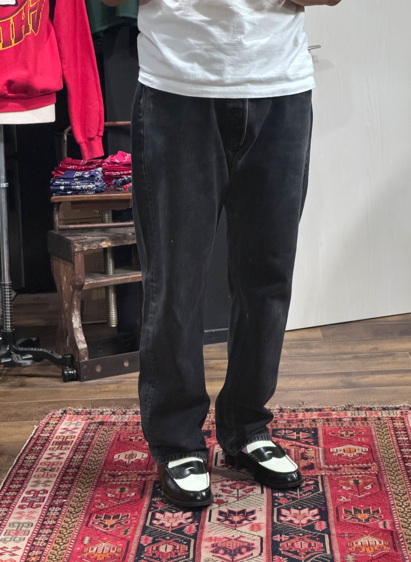 (SUP-209) LEVI'S 501 "BLACK FADE" - MADE IN U.S.A.