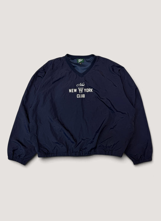 WOODBLOCK x NEW NEW YORK CLUB PULL OVER NYLON JACKET NAVY (WB-26AW-006)