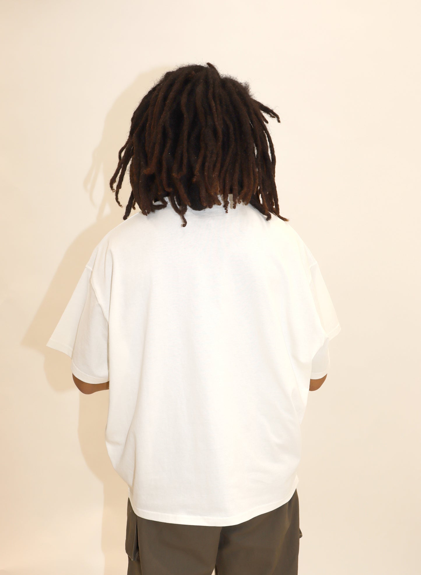 WOODBLOCK S/S WIDE TAPERED SILHOUETTE POCKET T-SHIRT NATURAL(WB-25SS-010)