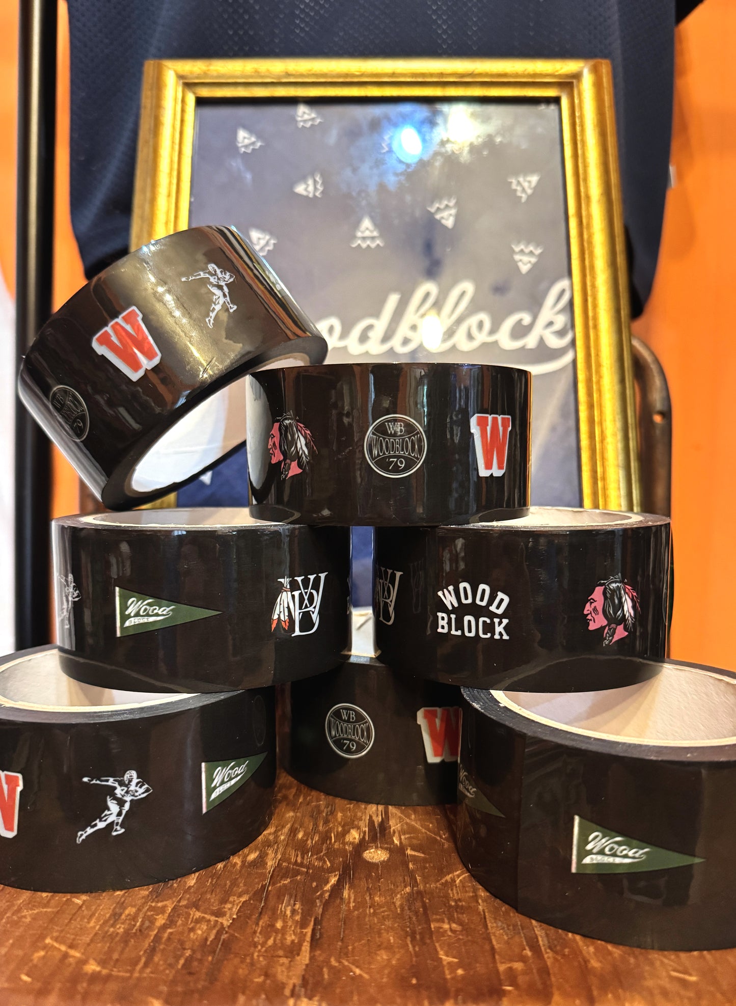 WOODBLOCK SOUVENIR OPP TAPE (WB-25SS-019)