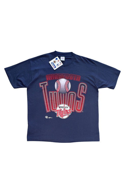 (SUP-747) DEADSTOCK MLB 1994 MINNESOTA TWINS S/S TEE - MADE IN U.S.A.