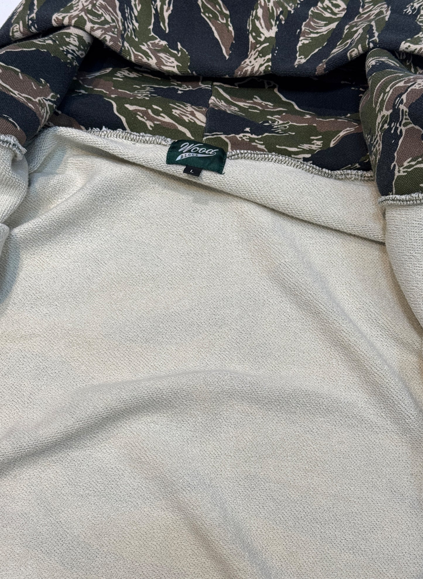 WOODBLOCK W-ZIP SWEAT HOODIE TIGER CAMO (WB-25SS-007)