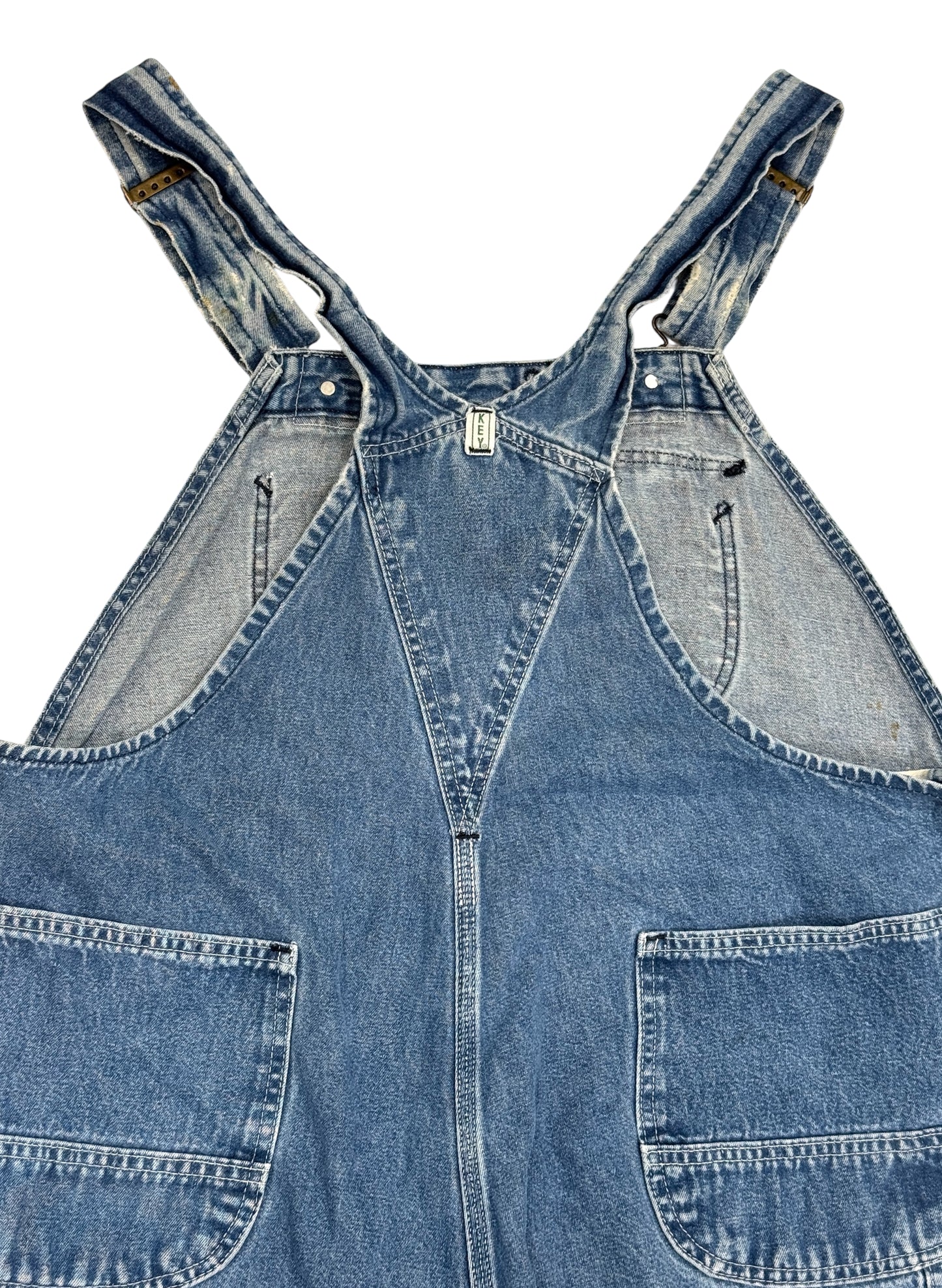 (UD-242) KEY 17754 VINTAGE DENIM OVERALLS