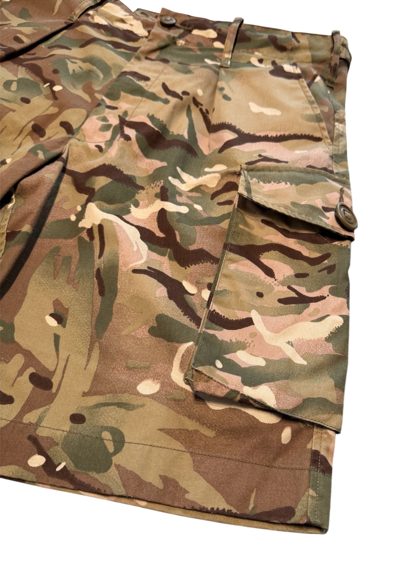 (SUP-293) UK MILTARY MTP CAMO SHORTS (w88)