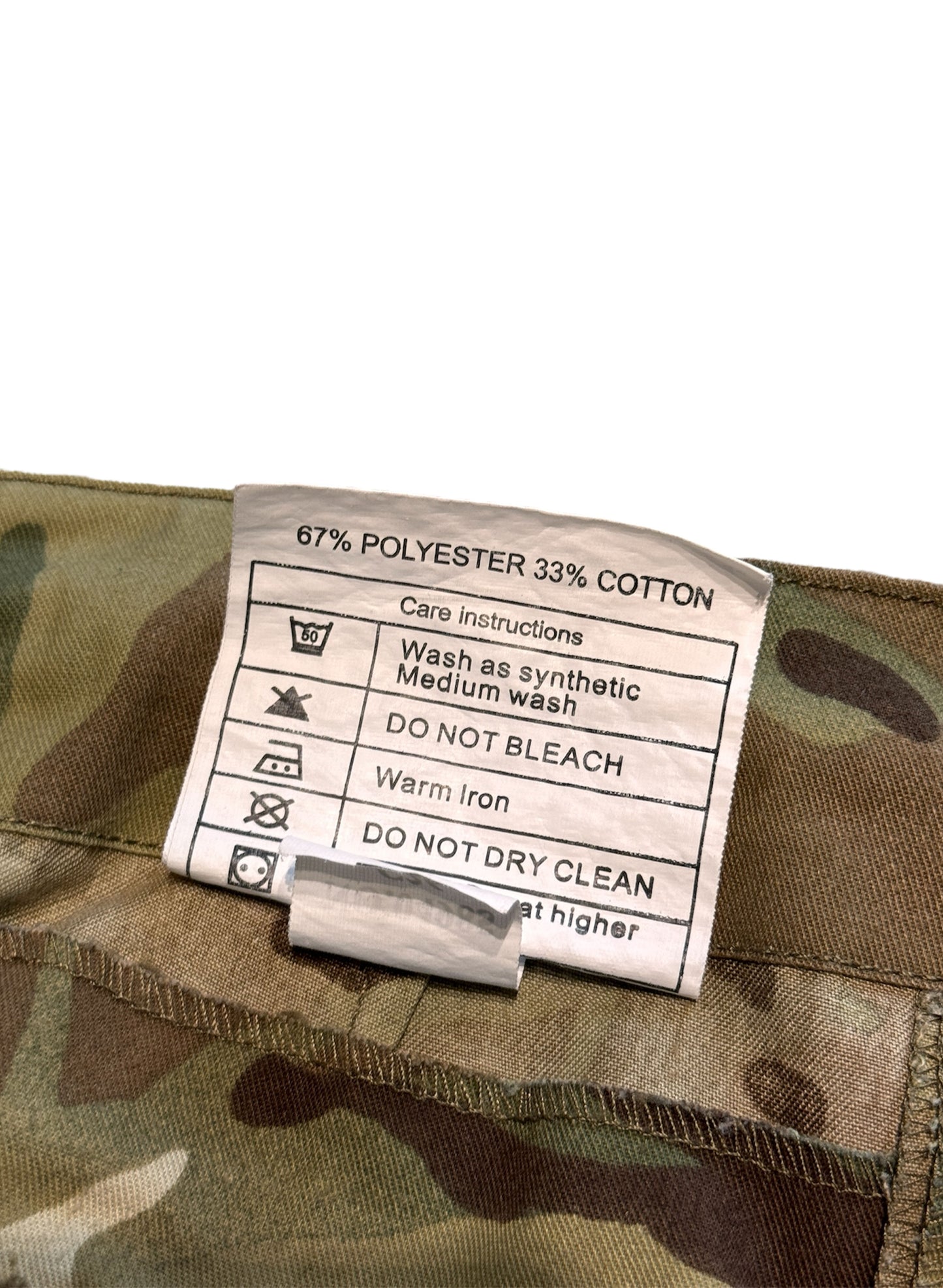 (SUP-293) UK MILTARY MTP CAMO SHORTS (w88)