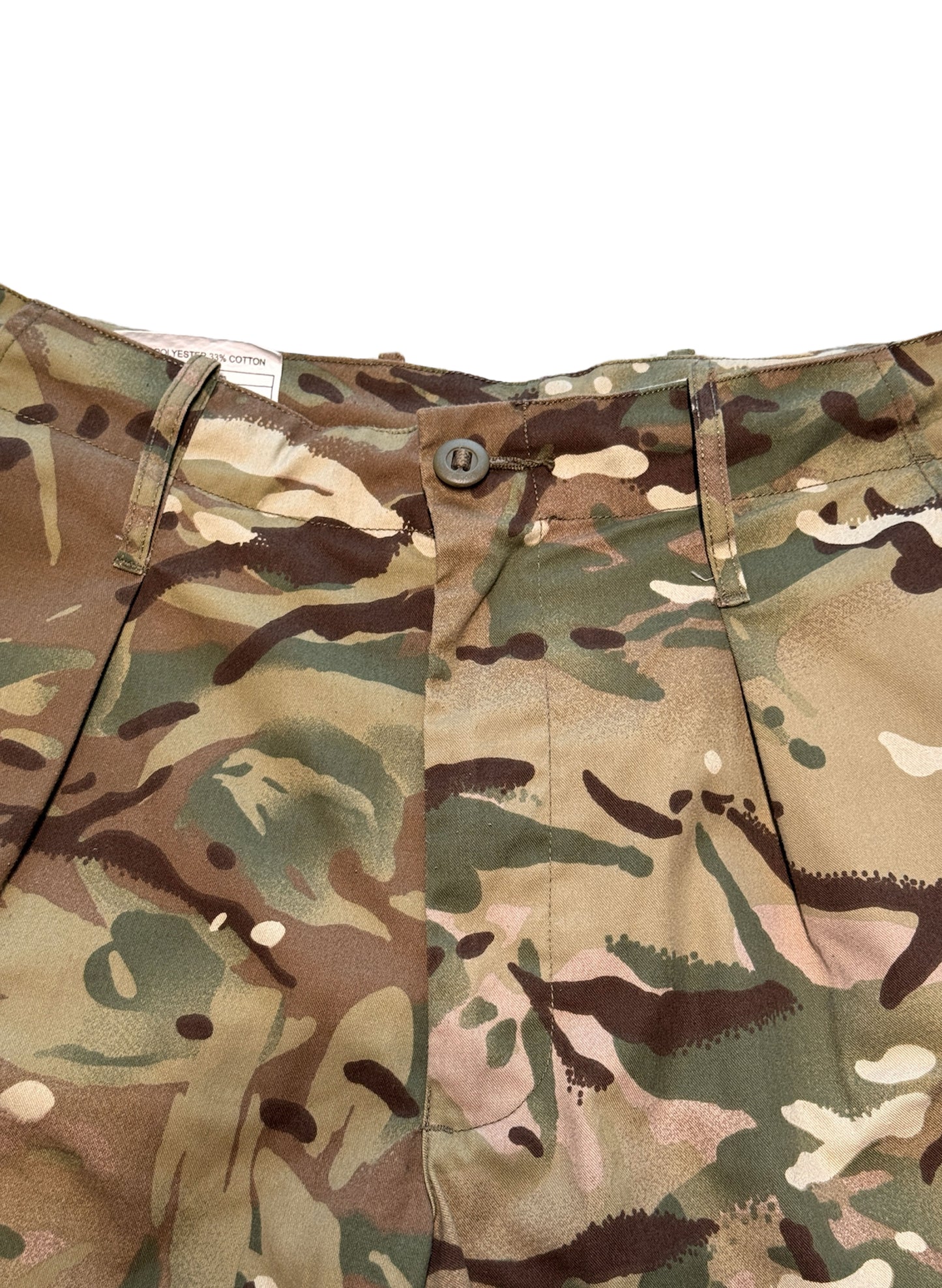 (SUP-293) UK MILTARY MTP CAMO SHORTS (w88)