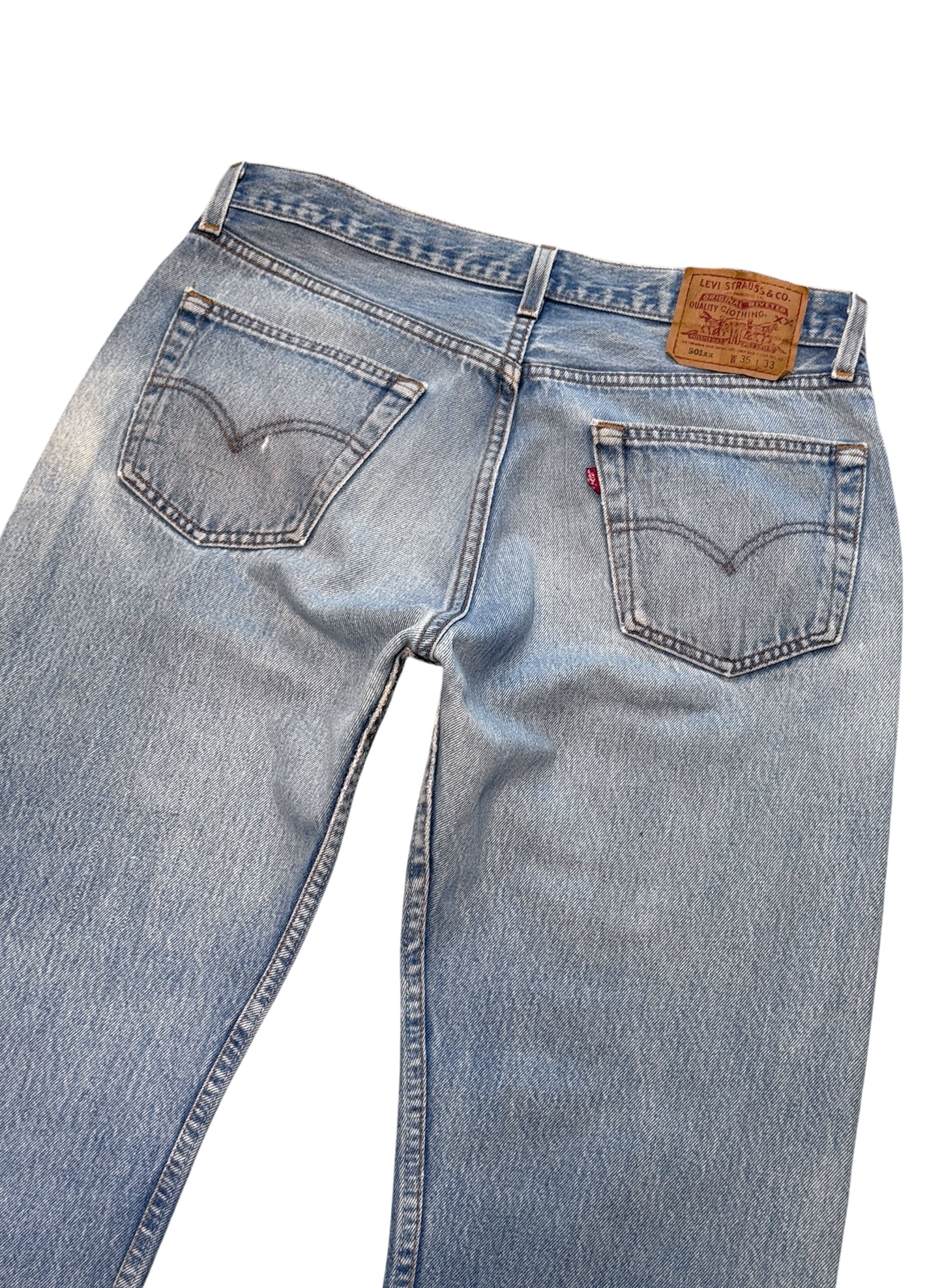 (SUP-635) 90s LEVI'S 501 "DAMAGE" - MADE IN U.S.A.