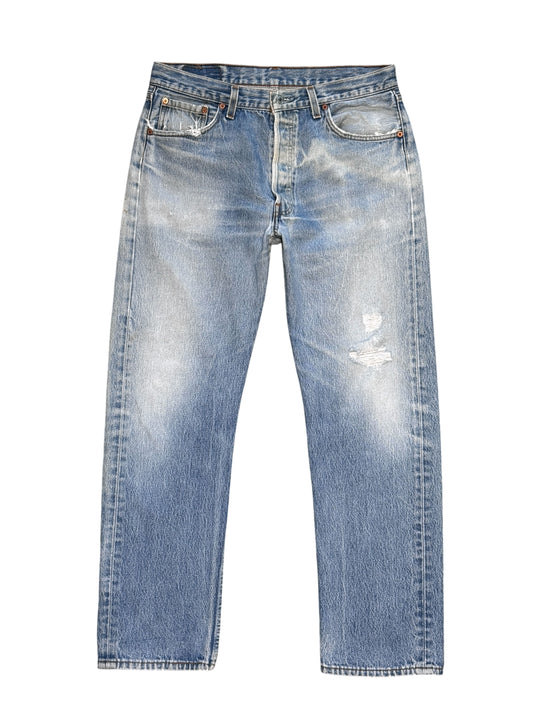 (SUP-635) 90s LEVI'S 501 "DAMAGE" - MADE IN U.S.A.
