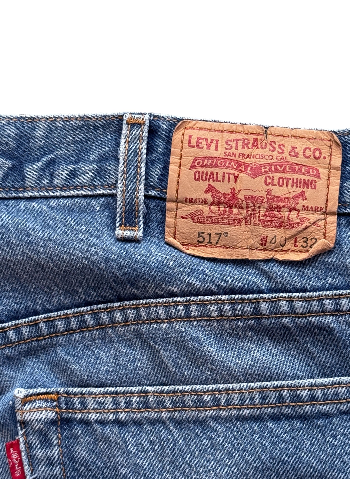 (SUP-801) LEVI'S 517 BOOTS CUT DENIM - W40 - MADE IN MEXICO
