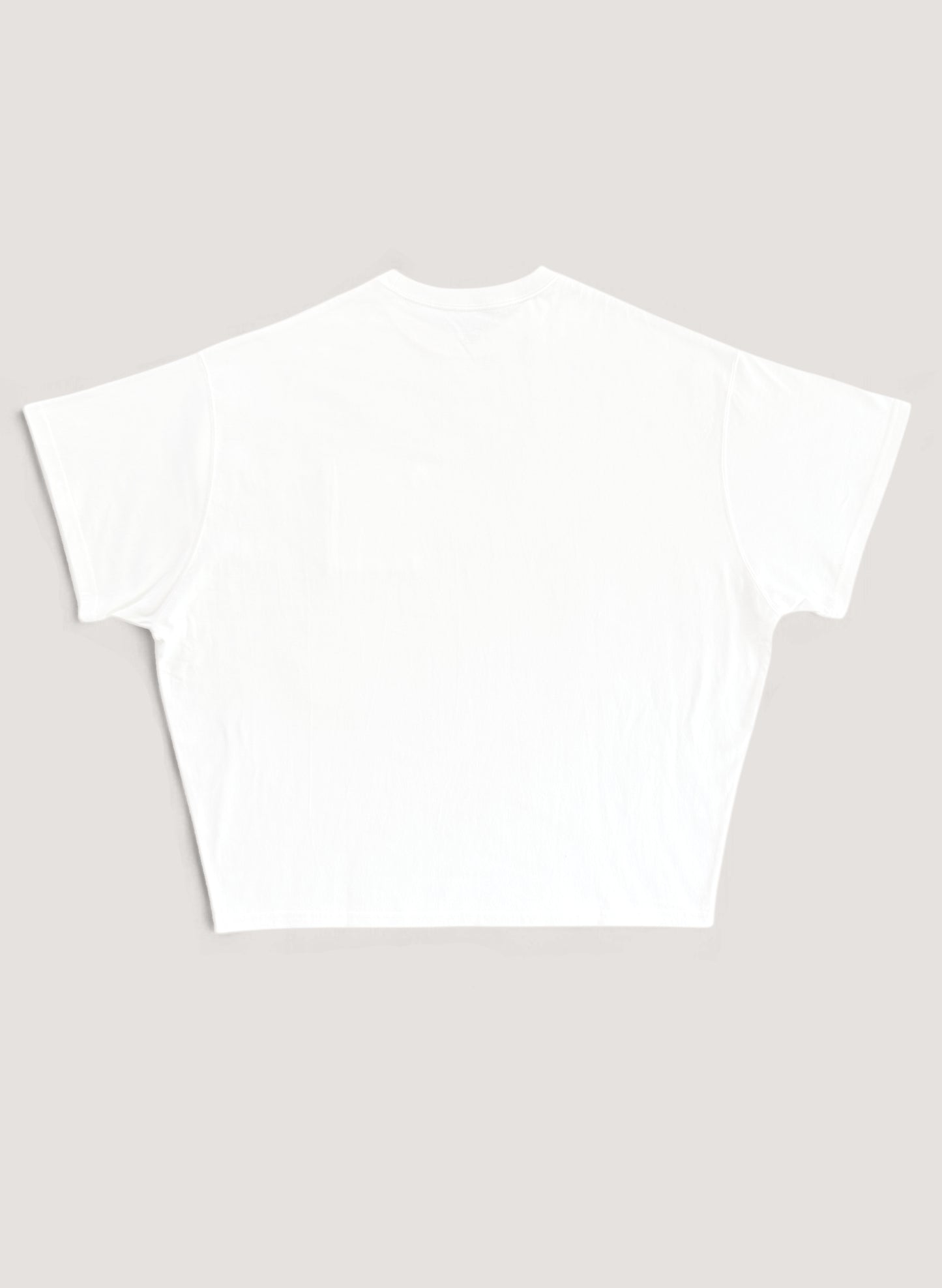 WOODBLOCK S/S WIDE TAPERED SILHOUETTE POCKET T-SHIRT WHITE (WB-25SS-014)
