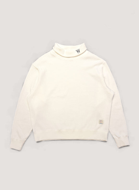 WOODBLOCK THERMAL TURTLE NECK WHITE (WB-25AW-010)