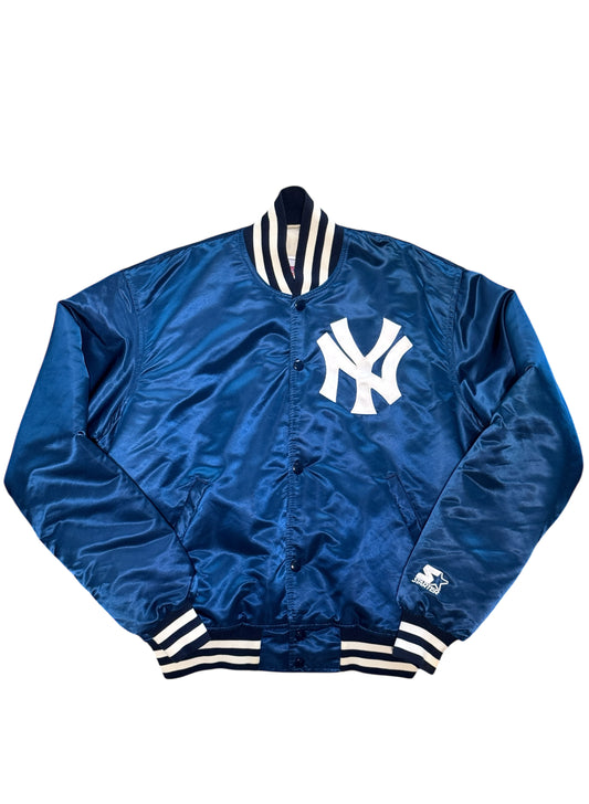 (SUP-542) STARTER NEW YORK YANKEES NYLON STADIUM JACKET - MADE IN U.S.A.