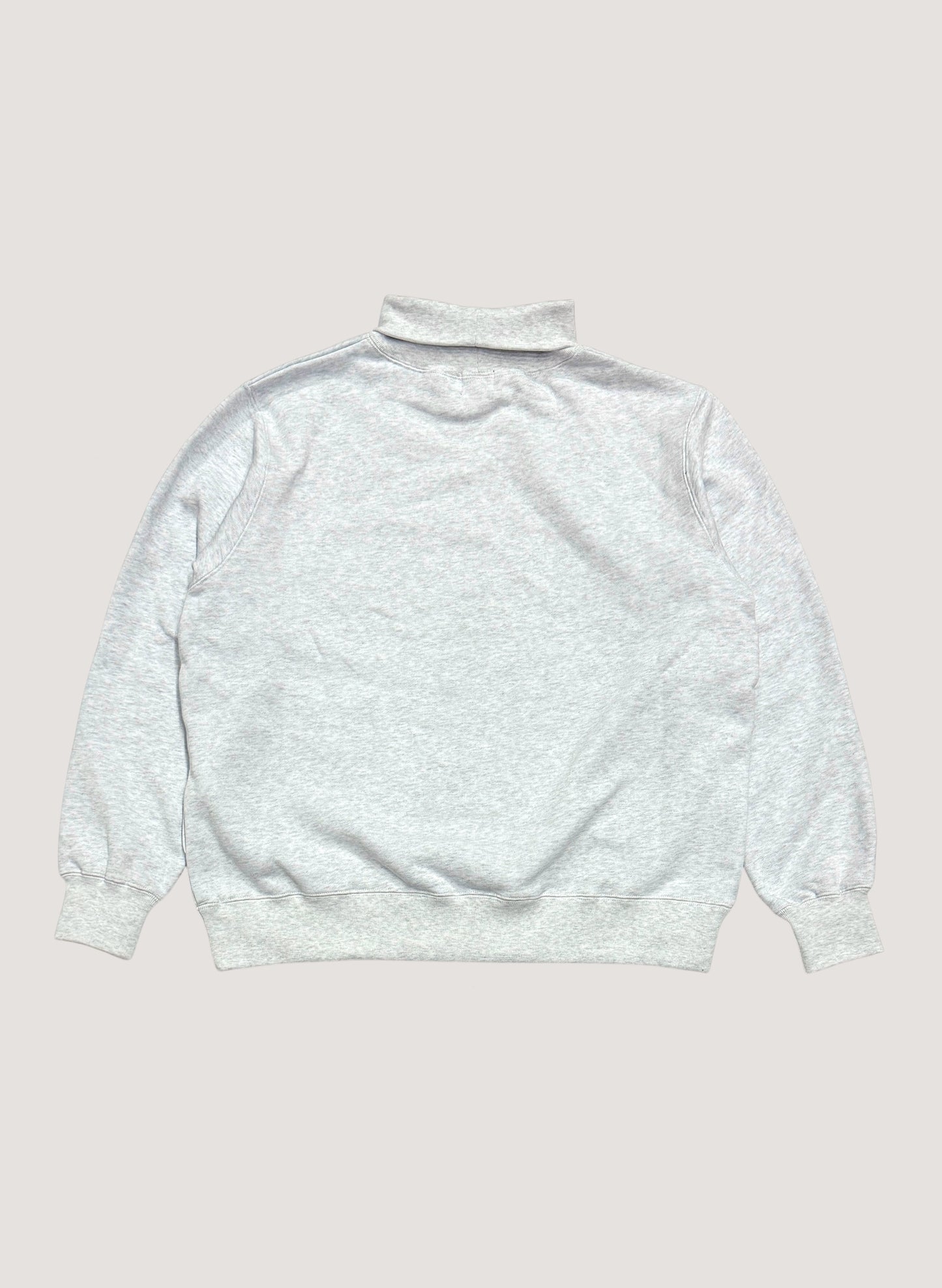 WOODBLOCK SWEAT TURTLE NECK ASH GREY (WB-25SS-003)