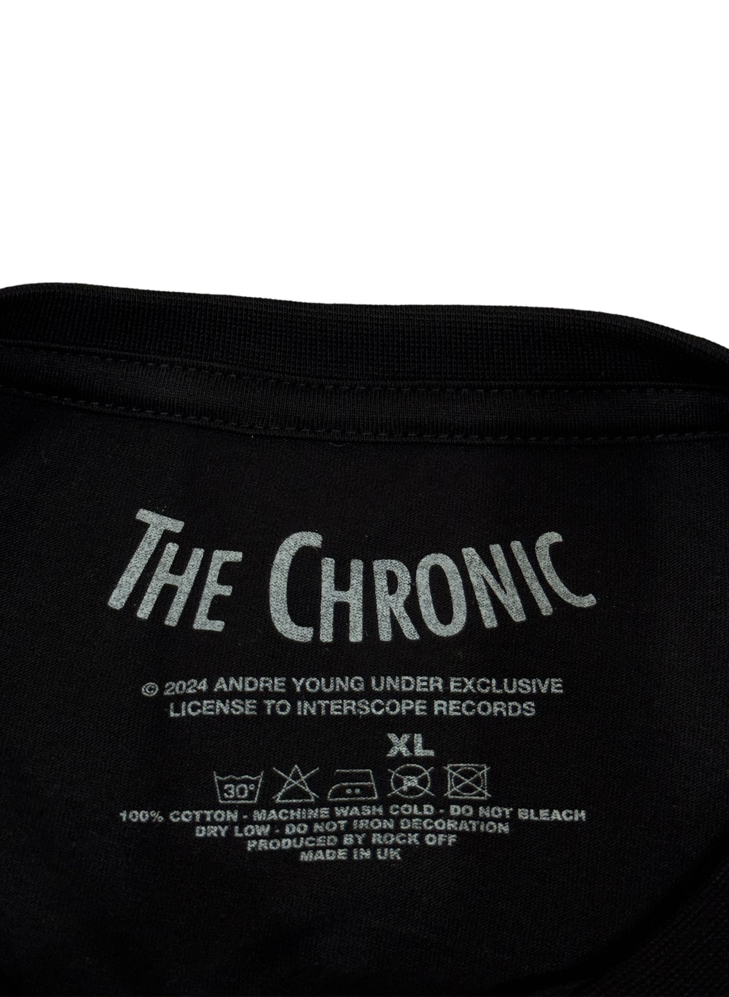 (SUP-165) DR.DRE THE CHRONIC S/S TEE - BLACK
