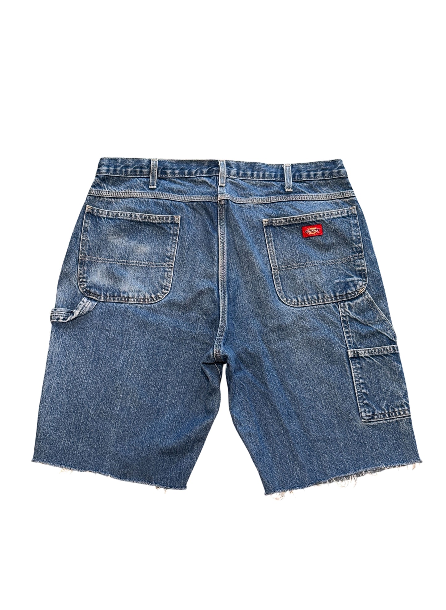 (SUP-395) 90's Dickies CARPENTER DENIM SHORTS "CUT OFF" (w40相当)