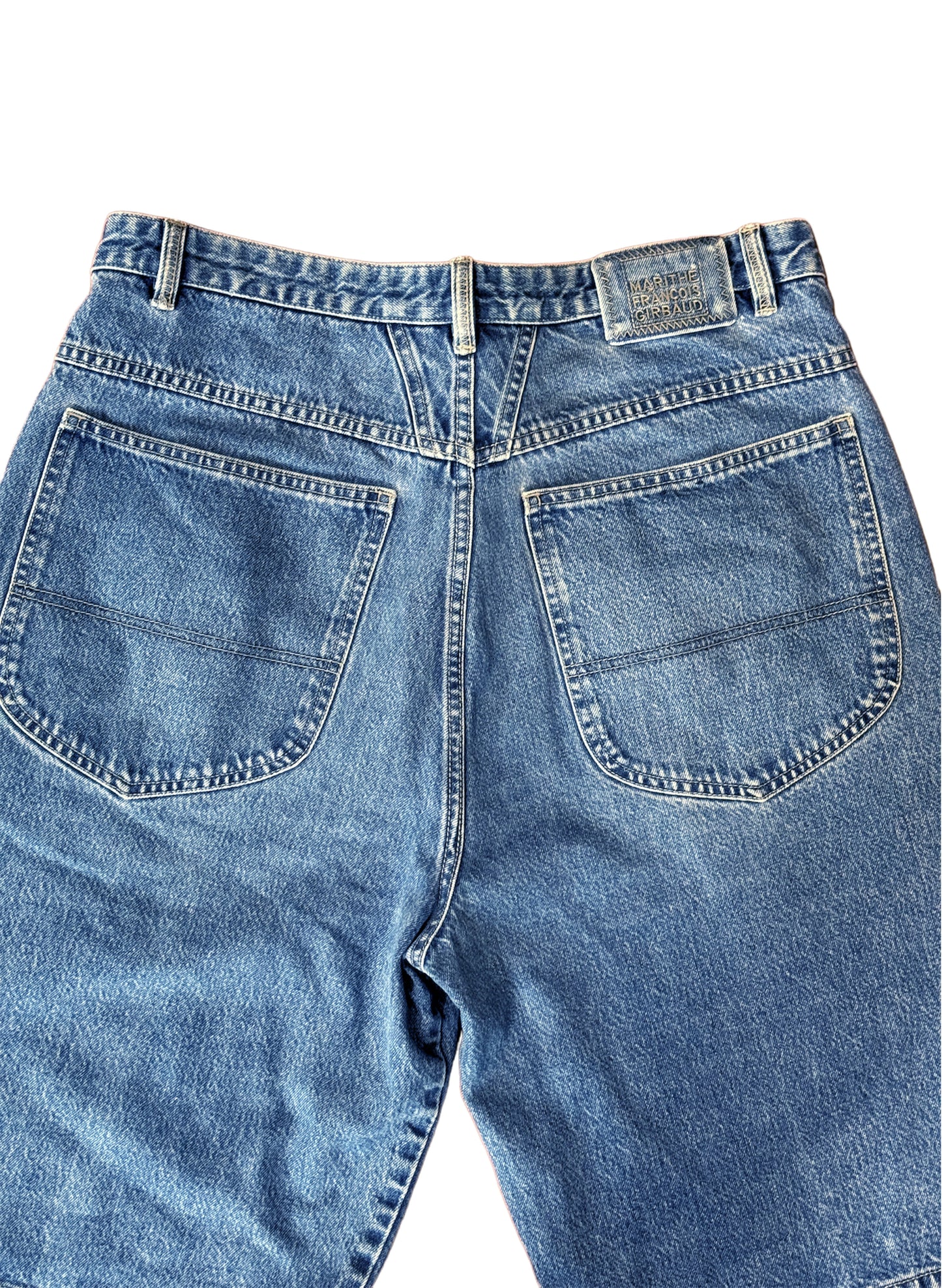 (SUP-122) MARITHE FRANCOIS GIRBAUD DENIM SHORTS (W36)